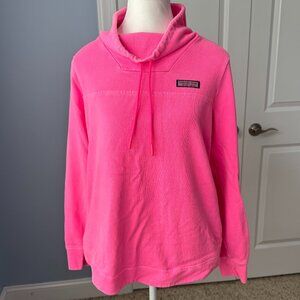 Vineyard Vines Funnel Neck Relaxed Fit Shep Shirt in pink Size Small